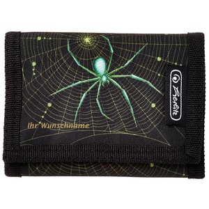 Herlitz Kinder Geldbörse / Geldbeutel / Portemonnaie / "Spider" / mit Gravur