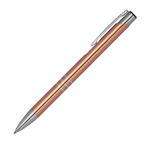 Kugelschreiber aus Metall mit Gravur / mit Pappetui / Farbe: roségold Bild 2