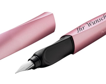 Pelikan fountain pen with engraving / fountain pen / "Twist Girly Rose P457 M"