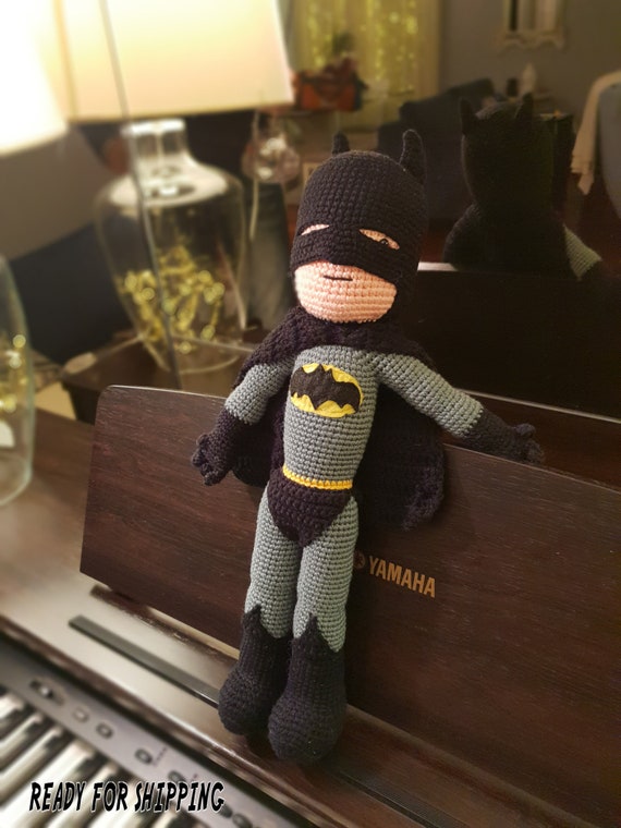 crochet batman doll
