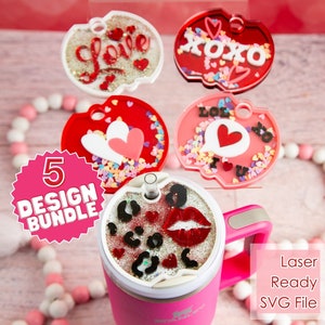 Stanley Tumbler Shaker Topper SVG, Valentines Cup Accessories (Digital Download)