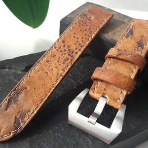 Rare!!! Sturgeon leather watch strap 20mm