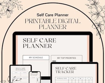 Self-Care Planner Printable: Wellness & Gratitude Journal (PDF)