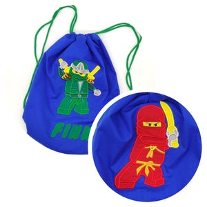 Drawstring bag kids ninja