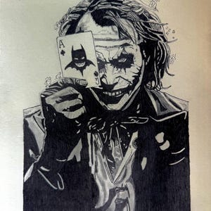 The joker. Dc comics. A4 size hand drawn prints