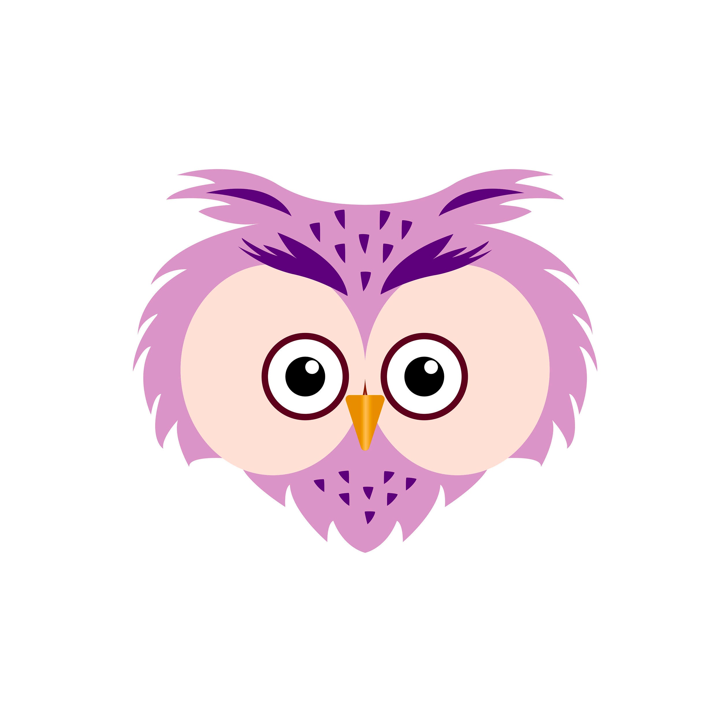 Printable Animal Heads Clip Art Animal Face Clip | Etsy