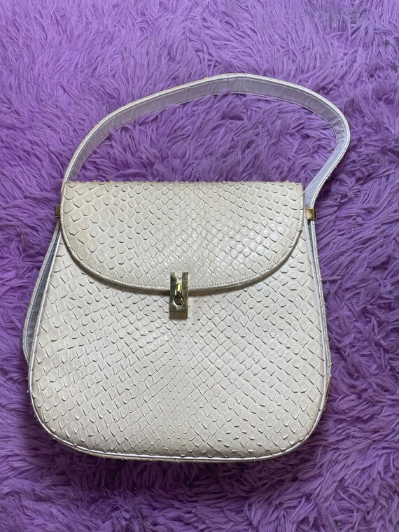 I.Magnin Python Skin Purse