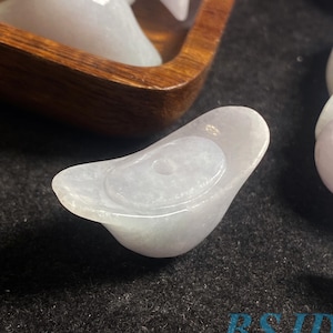 Coin Natural Grade A Jade Spacer Round Beads Kid baby Burma Myanmar Jadeite doughnut Jewelry DIY Earrings Jewelry gift Jade supplies