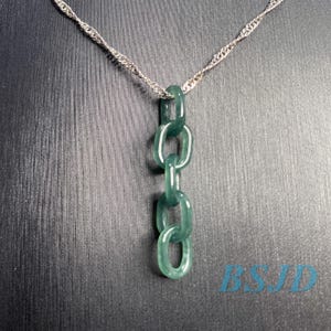 Top fivefold links Donut Guatemala Jadeite Blue Grade A Jade Donut rings  Beads Jewelry DIY Earrings With S925 chain Guatemalan Gemstone