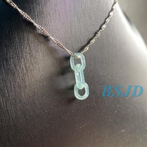 Top Triple  links Donut Guatemala Jadeite Blue Grade A Jade Donut rings  Beads Jewelry DIY Earrings With S925 chain Guatemalan Jade supplies