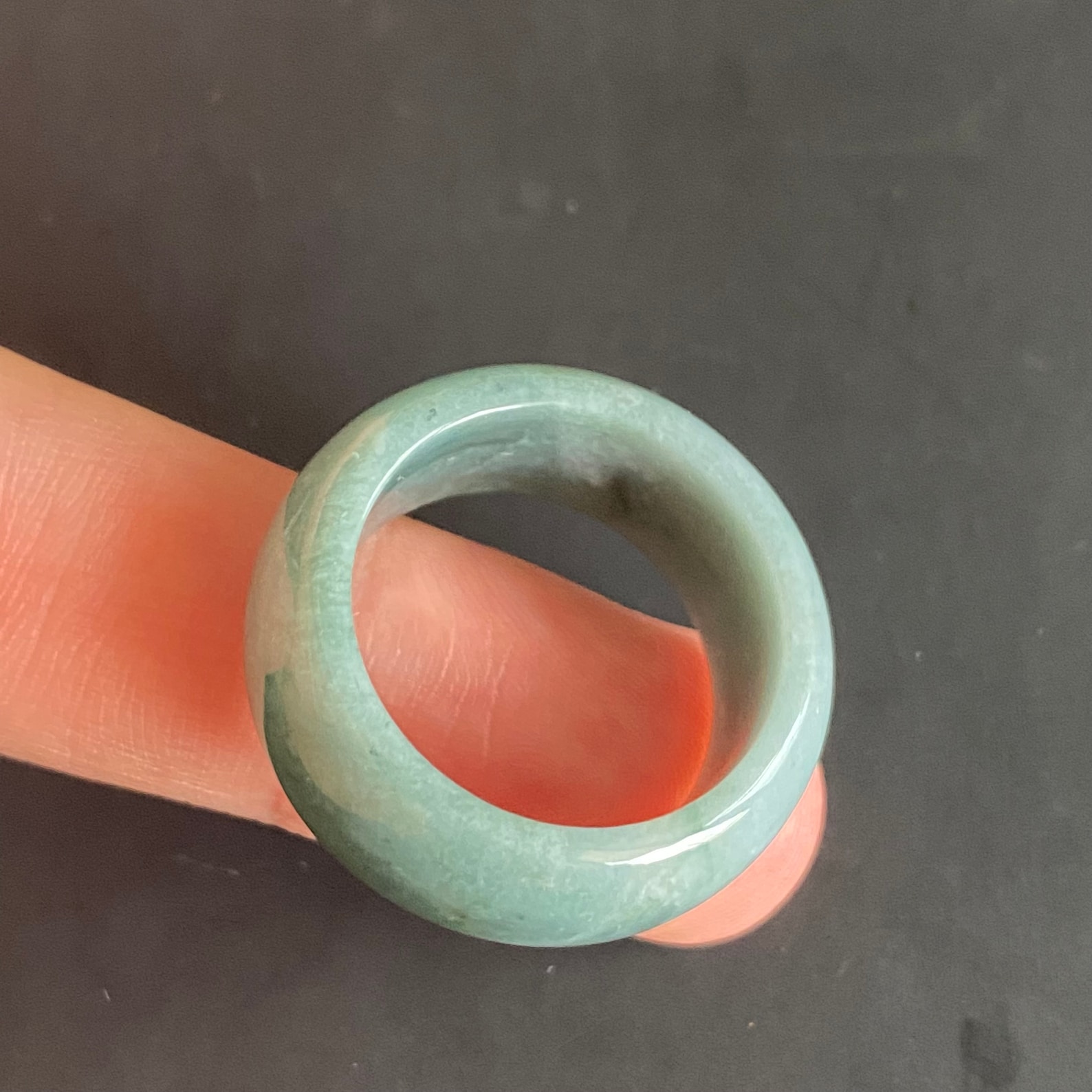 20.6mm Natural Jadeite Ring Burma Jade Myanmar Grade A Jade Etsy UK