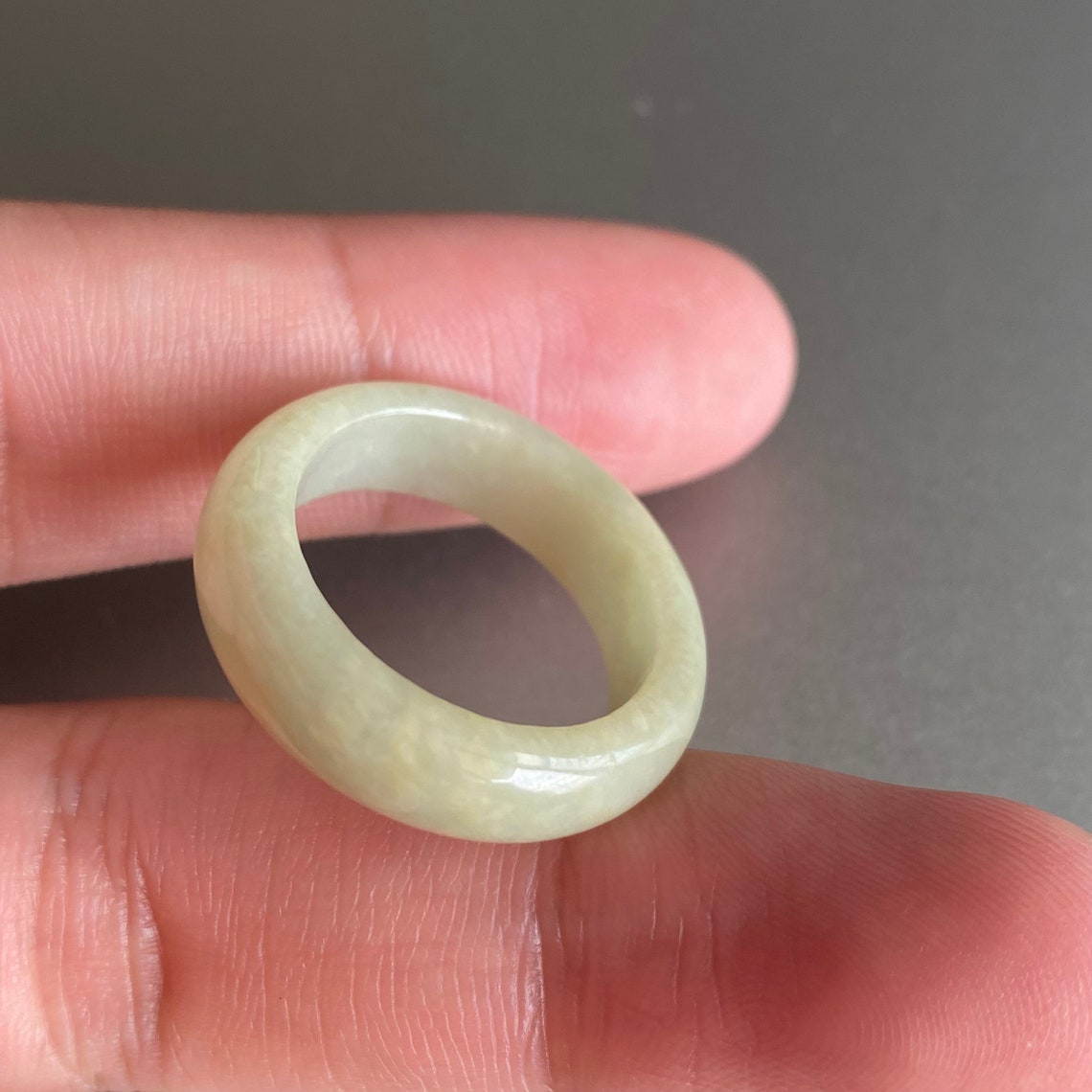 18.3mm Natural jadeite ring Burma jade Myanmar Grade A jade Etsy