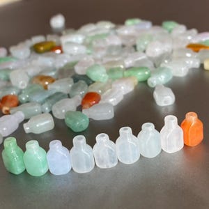 Special Water bottle Barrel Natural Grade A Jade Spacer Round Beads Burma Myanmar Jadeite Jewelry DIY Earrings Jewelry gift Jade supplies