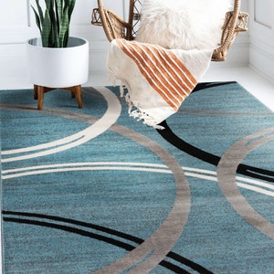 Ringshlar 1 PC Simple Round Carpet 60cm Diameter Non-Slip Area Rug Rugs Floor Carpet for Entryway Bedrooms Small White Circle, Adult Unisex