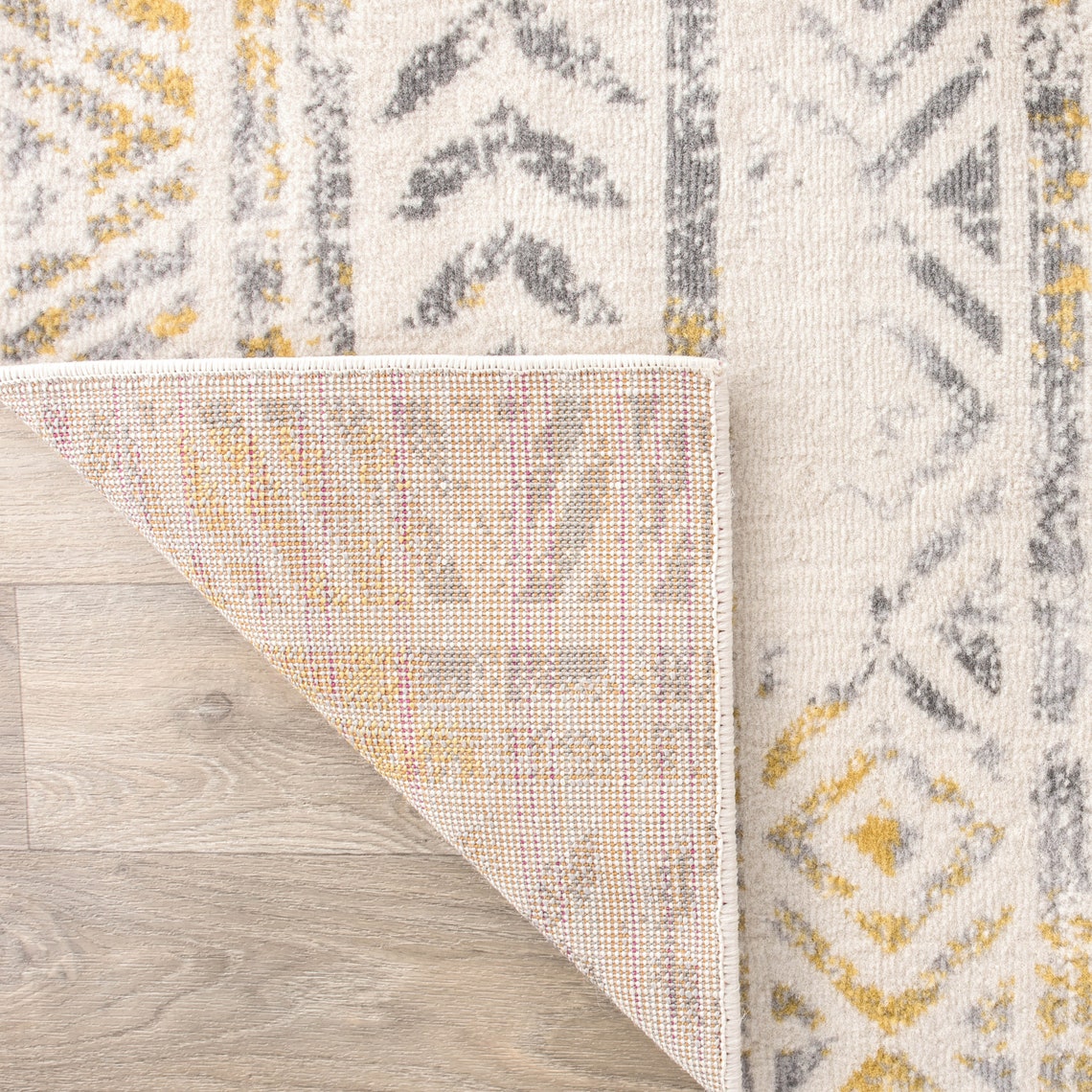 WRG Traditional Vintage Bohemian Yellow Area Rug Etsy