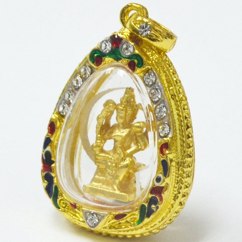 Thai Jewelry Magic Pendant Thai Buddhist Amulets Pra Prom 4 Faces Amulets Lessing for Life Wealth and Lucky Pendants