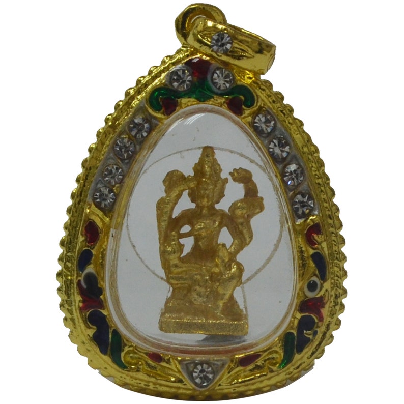 Thai Jewelry Magic Pendant Thai Buddhist Amulets Pra Prom 4 Faces Amulets Lessing for Life Wealth and Lucky Pendants