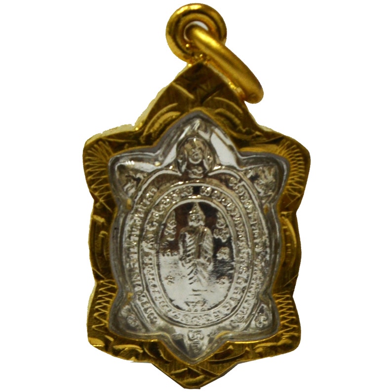 Thai Amulets Powerful Lucky Pendant Magic Turtle Amulet Lp Lew Thai Miracle Miniature Safe Charm Wealth Protect Life