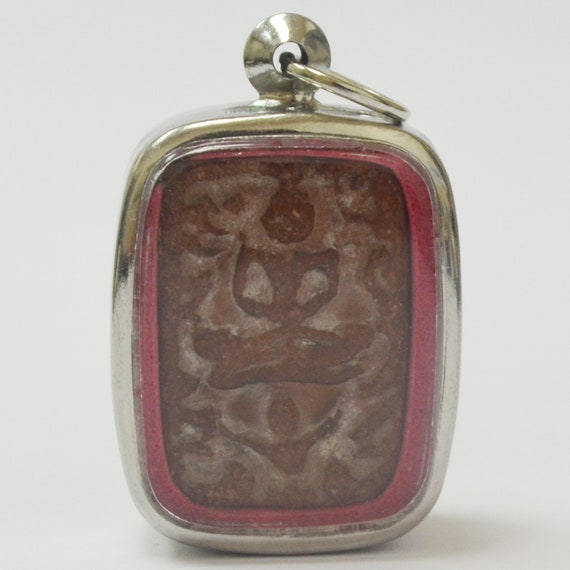 Somdej Garuda Metal Change Bad Luck to Good Rich Prosperity Thailand Amulet