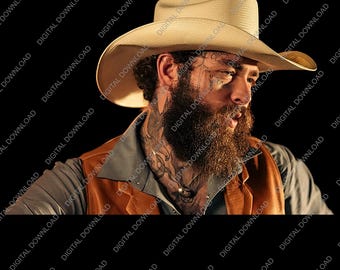 Posty Rap Png, Vintage Posty Graphic Png, Malone Music The Album Png, Tour 2025 Png, Posty Tour Rapper Gift for Women Men Tee Png