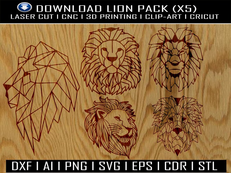 Free Free 120 Geometric Lion Svg SVG PNG EPS DXF File