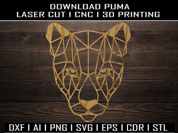 Puma Stl I Ai I Png I Svg I Eps I Pdf I Dwg I Dxf I Laser Etsy