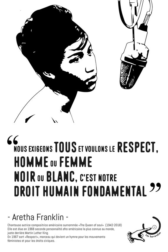Aretha Franklin Poster N /° 1/ 40/ x 30/ cm