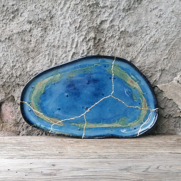 Kintsugi Large Platter - Etsy