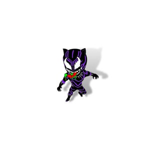Black Panther x Venom Emaille Pin