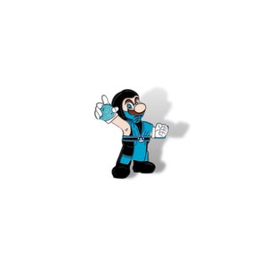 Mario x Sub Zero Enamel Pin