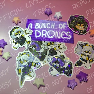 A bunch of Drones Sticker pack