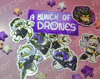 A bunch of Drones Sticker pack