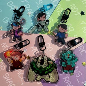 Troll hunting Acrylic keychains