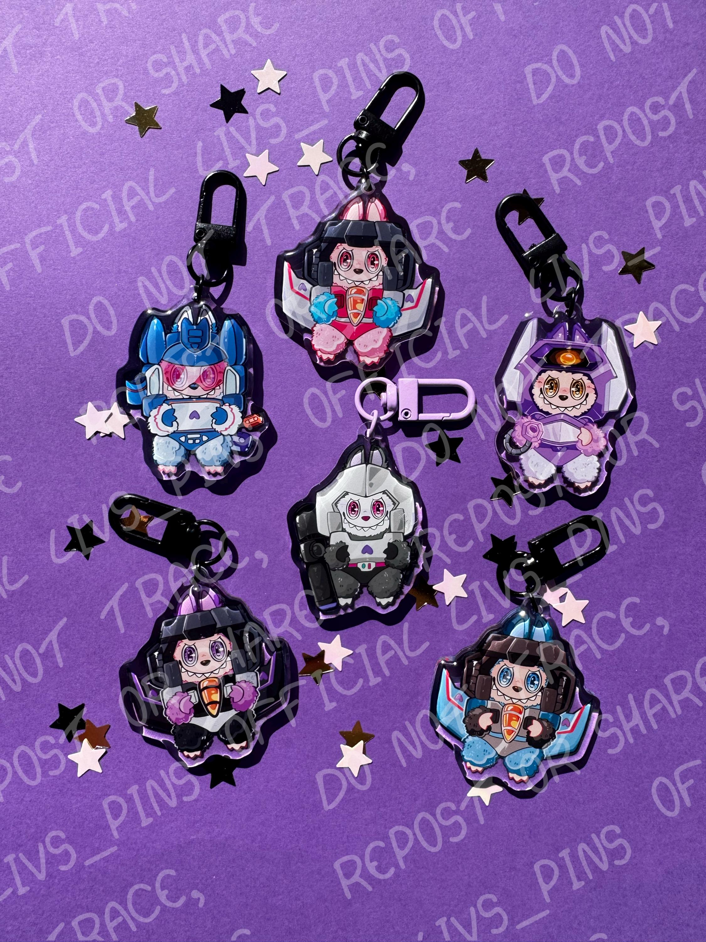 Tfp Keychains TF X Creature Acrylic Keychains - Etsy