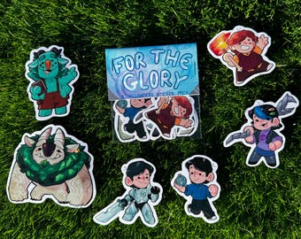 Trollhunters inspired Sticker pack