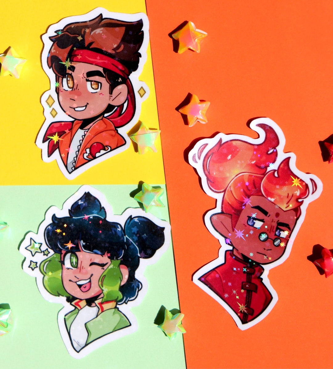 Lmk Traffic Light Trio Stickers Etsy