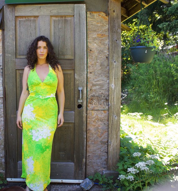 1970’s Floral Maxi Dress // Brand Catalina Inc.