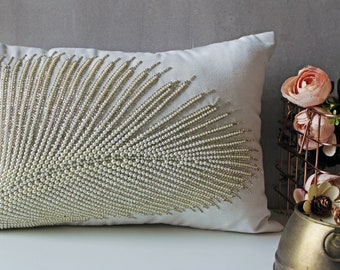 small beaded pillows
