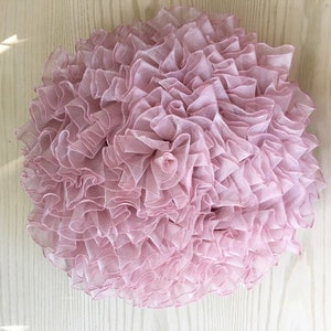 Pink Rose Throw Pillow Cover Luxury Contemporary Modern Toss Pillow Cover Rose Frill Custom Accent Personalised pillow cover BMCC006