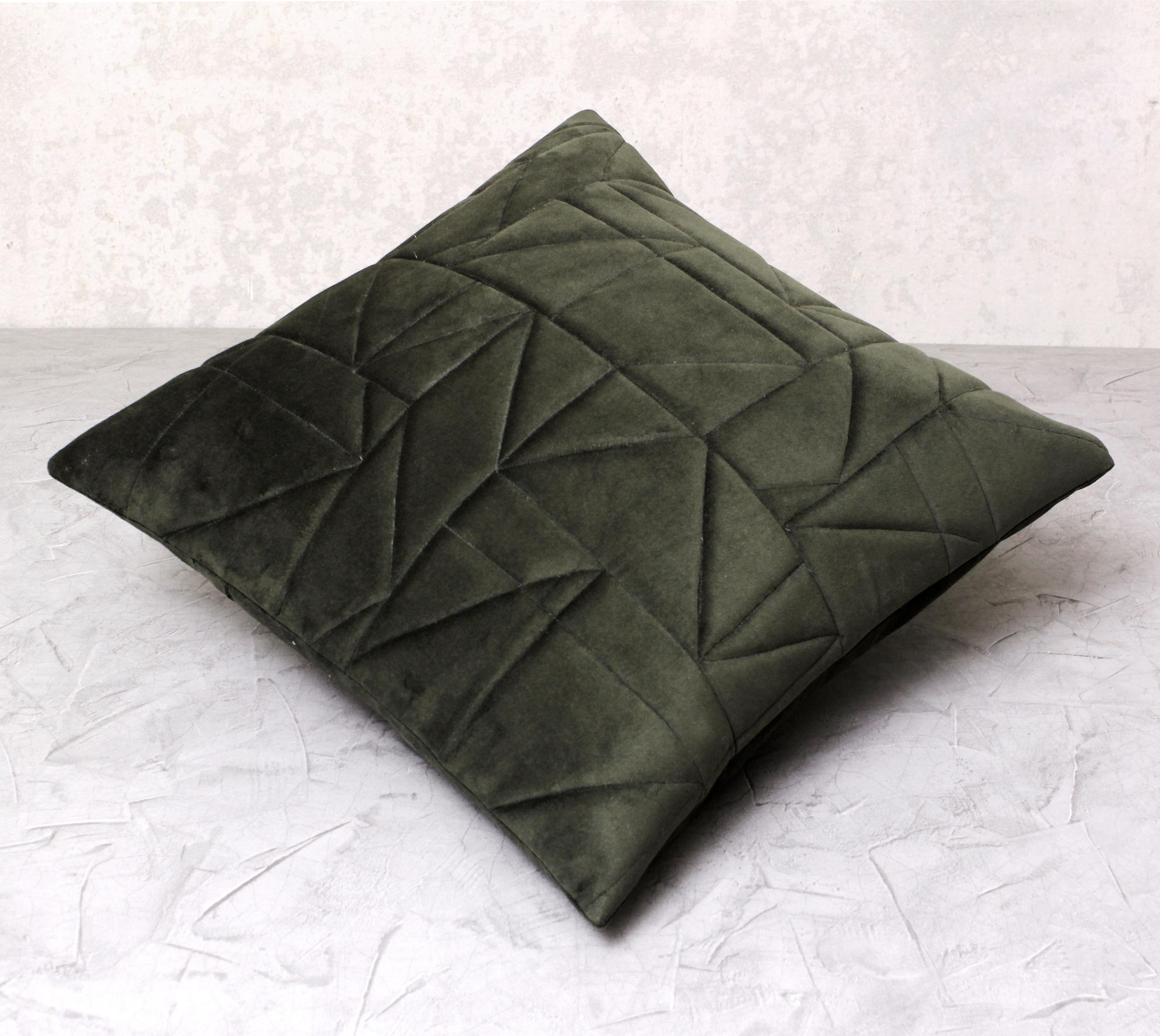 Cuscino In Lino Ecrù E Biscotto Unito Al Velluto Color Carta Da Zucchero E Oro | CQ - Foto 9