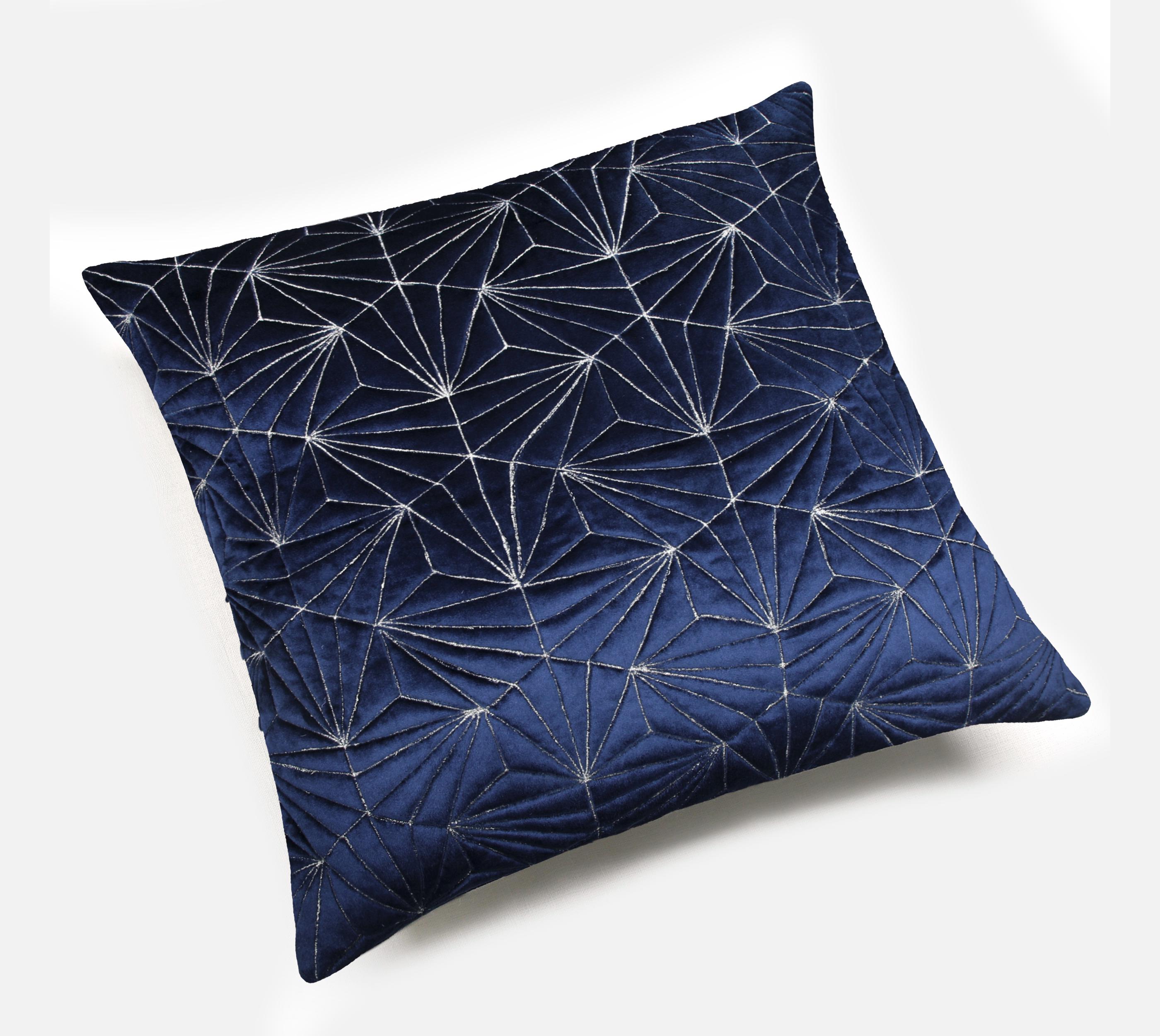 Federa Per Cuscino Con Ricamo Crewel – Lilla, Mina Emb Sky Blue, 30x50 Cm, In Cotone, Con Cerniera - 3