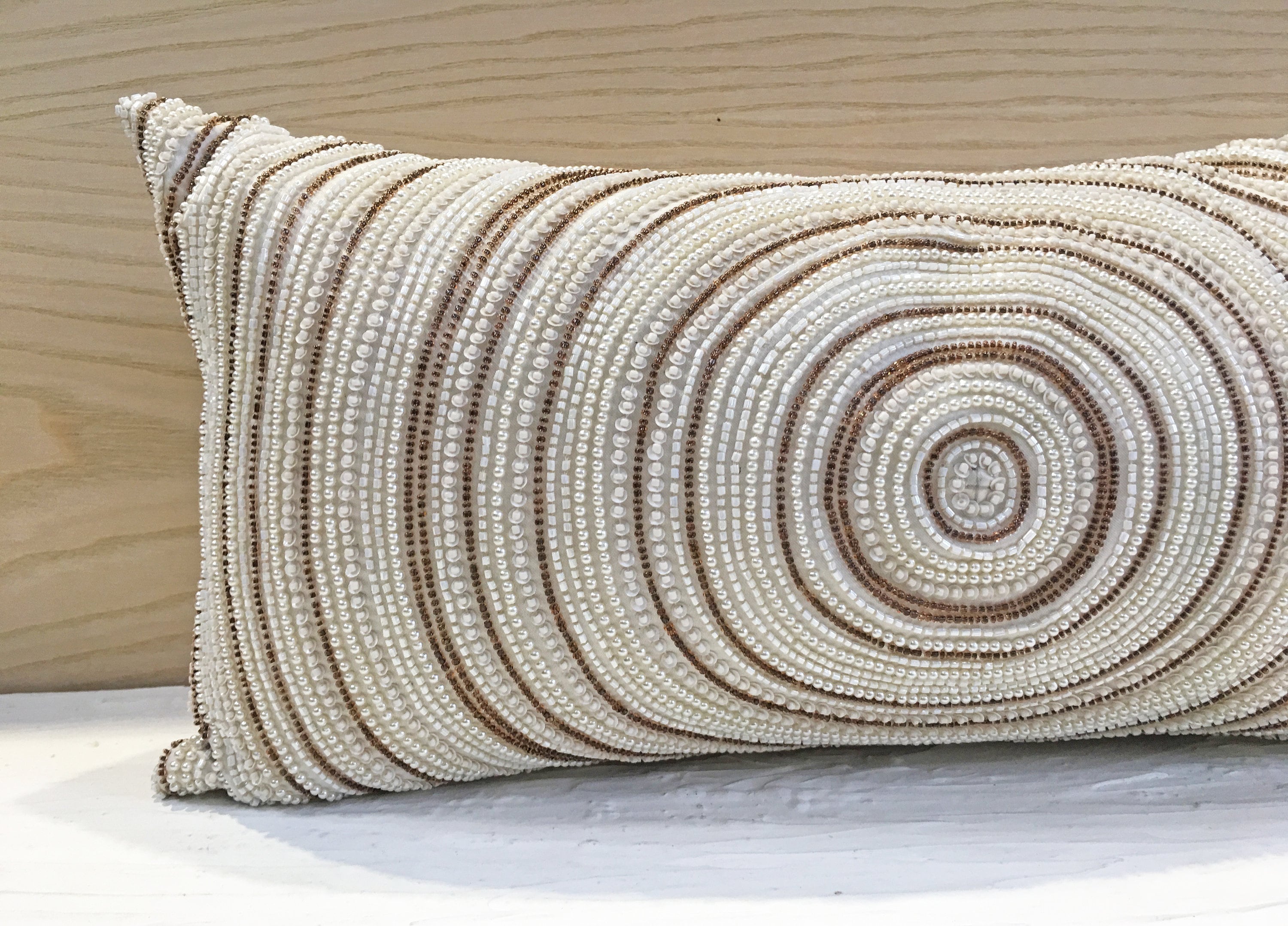 White Gold Throw Pillow Cover Luxury Contemporary Modern Etsy