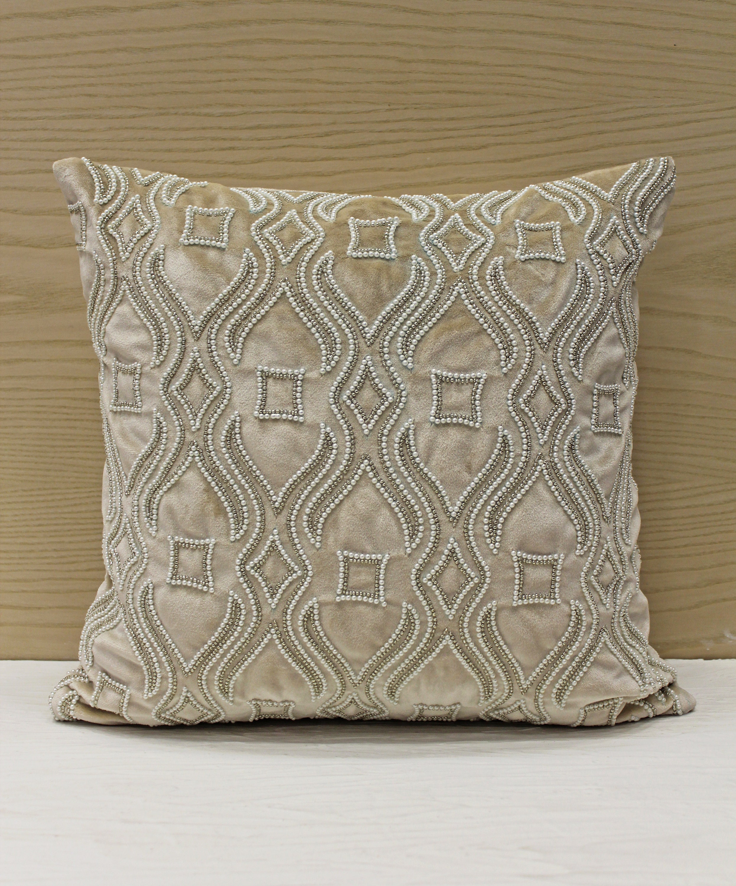 Cream and top gold throw pillows