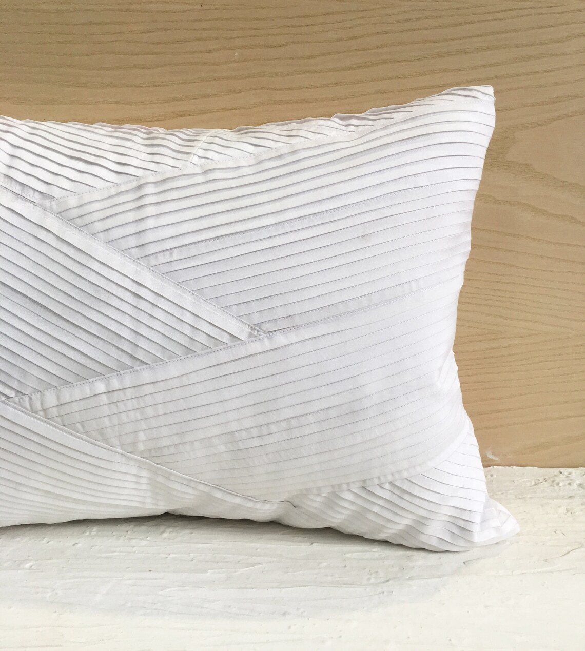 Off white Taffeta Throw Pillow cover Luxury Contemporary Etsy