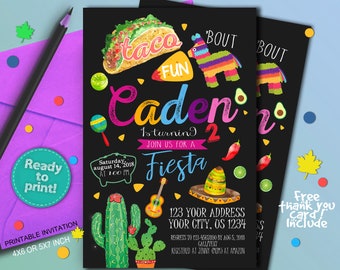 taco invitation etsy