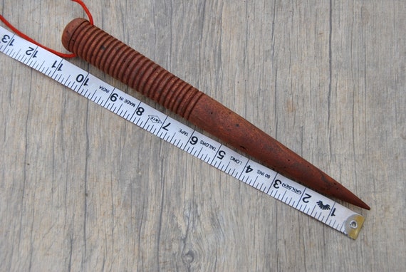 Vintage Wood Marlin Spike Hitch Nautical Marine Seamen Splicer Etsy
