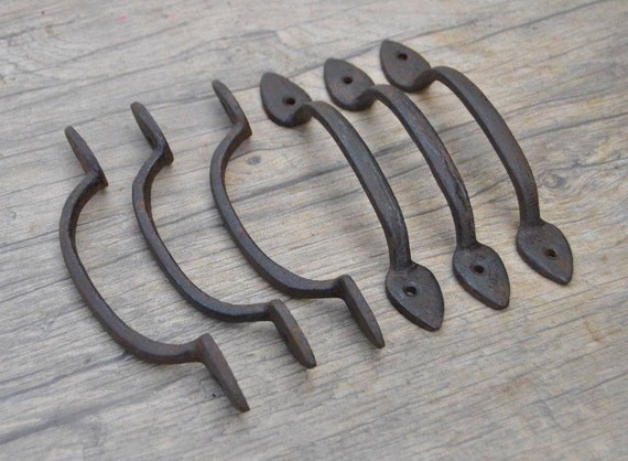 4pcs Vintage Victorian Cast Iron Door Window Drawer Cabinet Screen