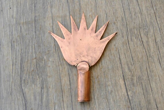 Vintage Barn Copper 7 Point Star Lightning Rod Weathervane Etsy
