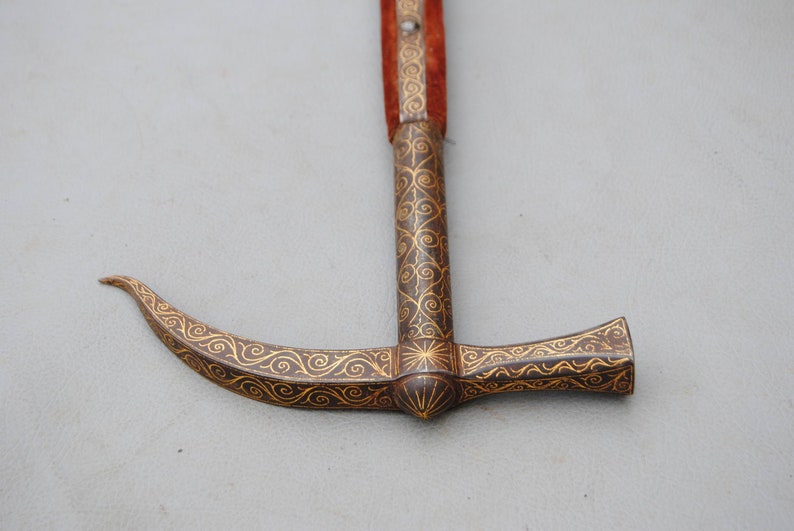 Rare Ottoman Turkish islamic Battle War horseman Hammer axe Etsy