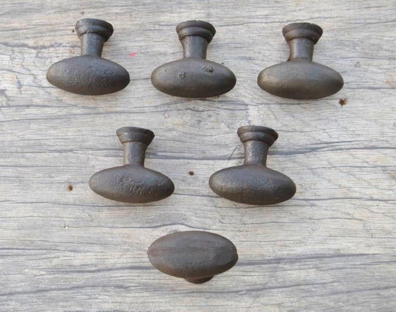 Vintage 6pcs Victorian Fancy Cast Iron Cabinet Drawer Door Etsy